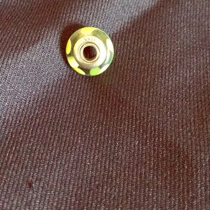 Pandora Green Leaf Glass Charm